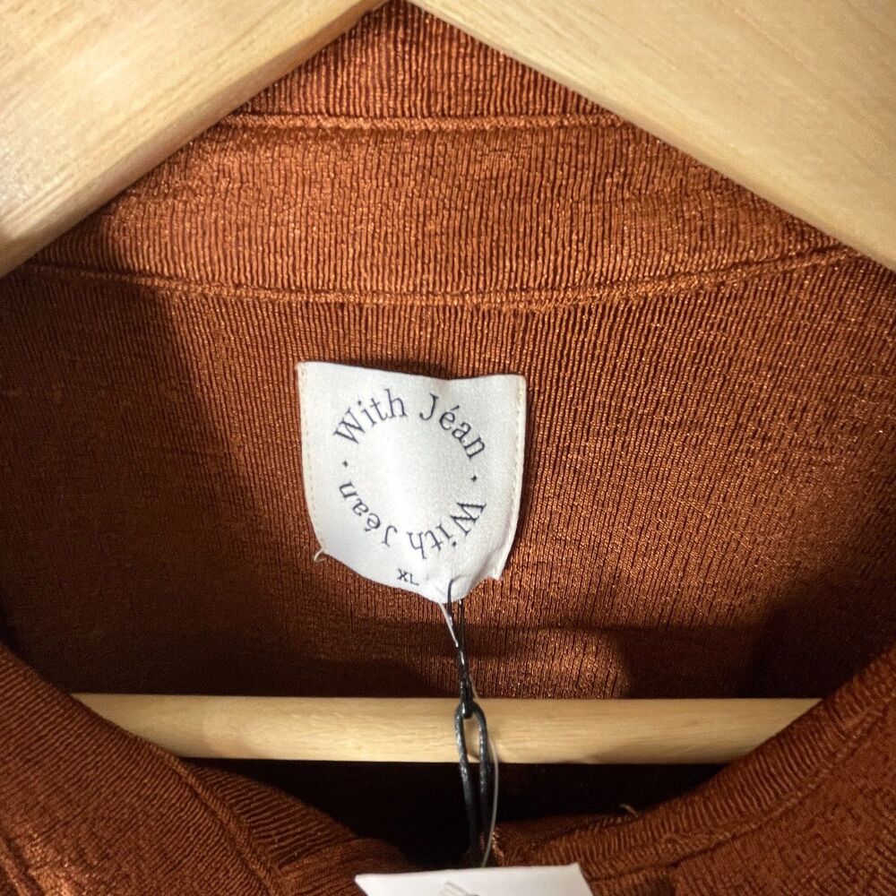 NWT With Jean Andy Dress in Chocolate Sz XL - Picture 8 of 10